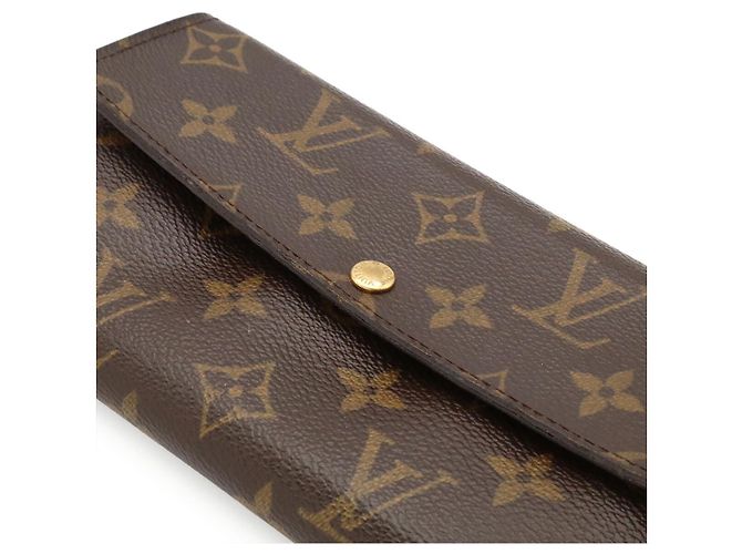 Tarjetero Monogram Louis Vuitton Castaño - vista 4
