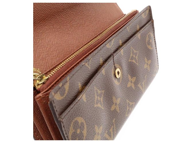 Tarjetero Monogram Louis Vuitton Castaño - vista 8