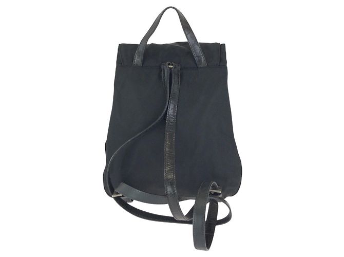 Zaino Prada Vintage Tessuto Nero - vista 2