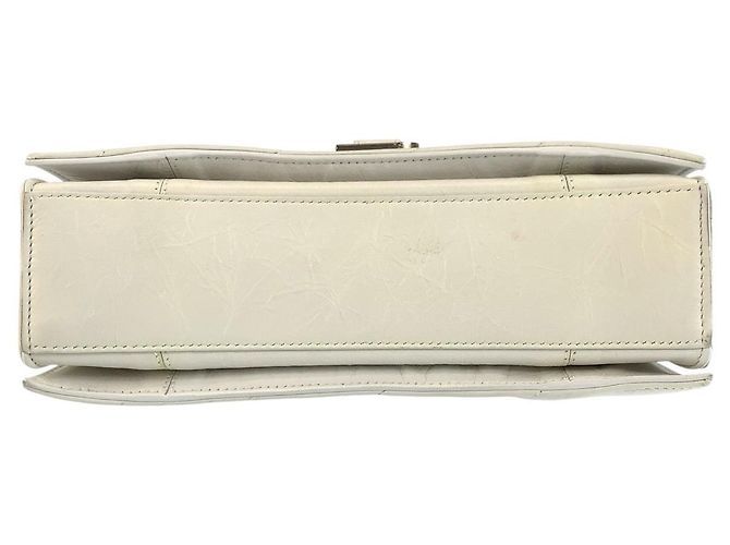 Borsa Balenciaga Hourglass Crash Chain Bag Bianco - vista 10