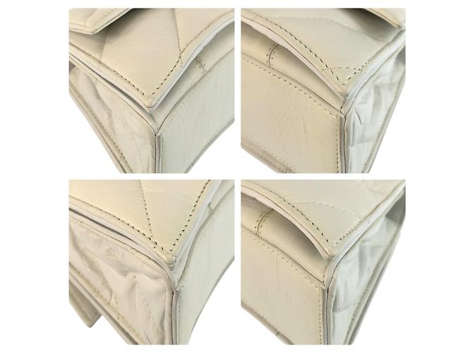 Borsa Balenciaga Hourglass Crash Chain Bag Bianco - vista 4