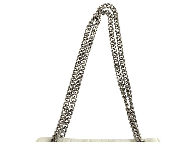 Borsa Balenciaga Hourglass Crash Chain Bag Bianco - vista 8