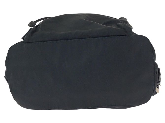 Prada Tessuto Triangle Logo Backpack Black - view 10