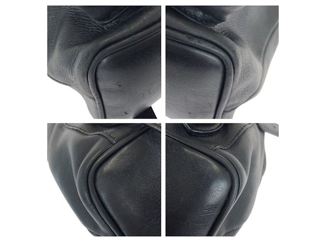 Mochila Gucci Bamboo Negro - vista 3