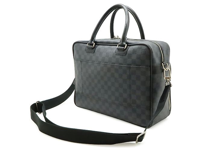 Pasta Louis Vuitton Damier Graphite Preto - vista 2