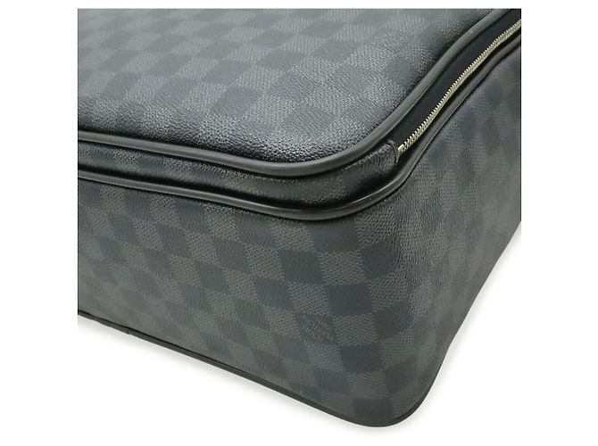 Pasta Louis Vuitton Damier Graphite Preto - vista 3