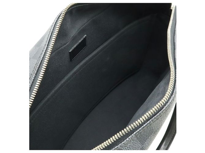 Pasta Louis Vuitton Damier Graphite Preto - vista 8