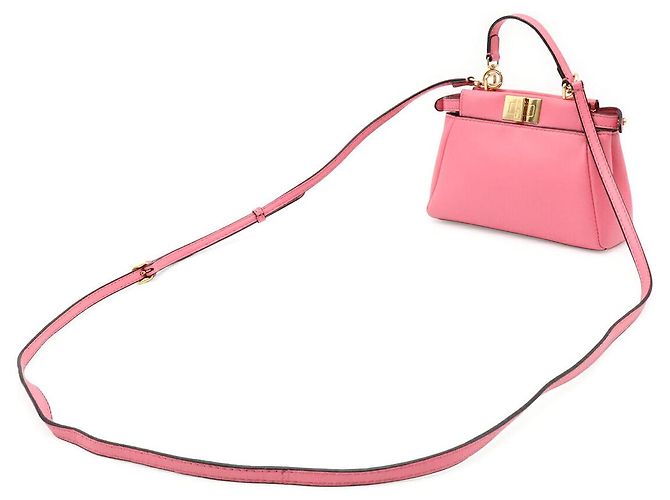 Fendi Micro Peekaboo Handtasche Pink - Ansicht 2
