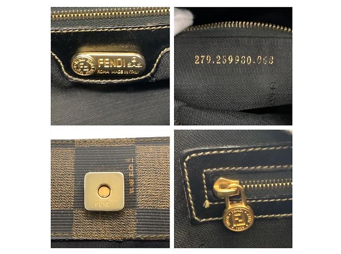 Sac Tote Fendi Vintage Pecan Multicolore - vue 3