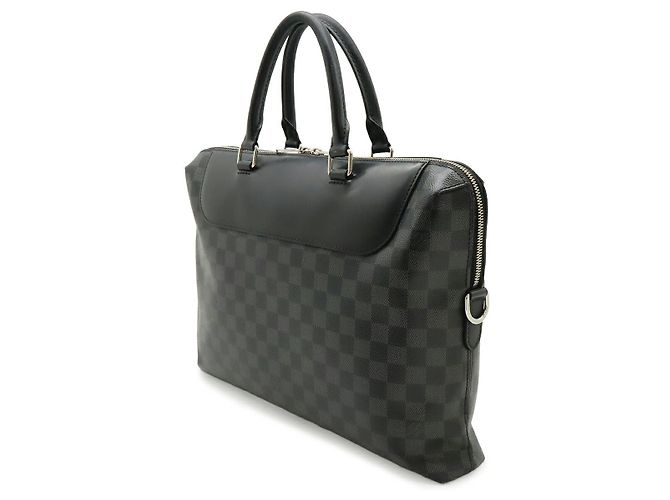 Louis Vuitton Porte-Documents Briefcase Preto - vista 2