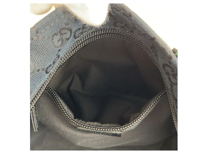 Borsa Tote Gucci GG Canvas Nero - vista 8