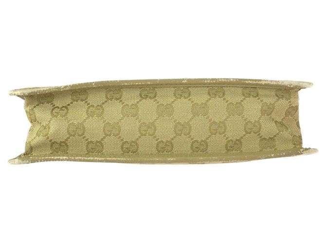 Gucci GG Canvas Schultertasche Braun Beige - Ansicht 10