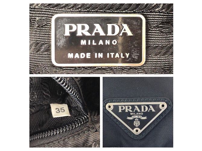 Mochila Prada Tessuto Preto - vista 4
