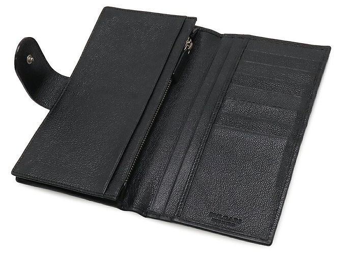 Bulgari Portafoglio lungo Bvlgari Doppio Tondo Nero - vista 4