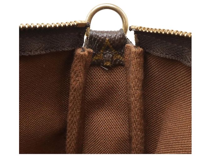 Pouch accessori Louis Vuitton Marrone - vista 8