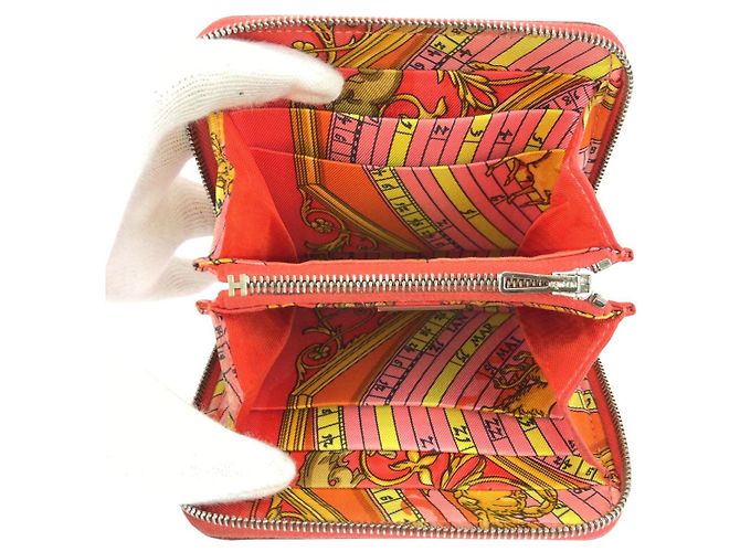 Hermès Azap Compact Silk-In Coin Case Multicolor - vista 8