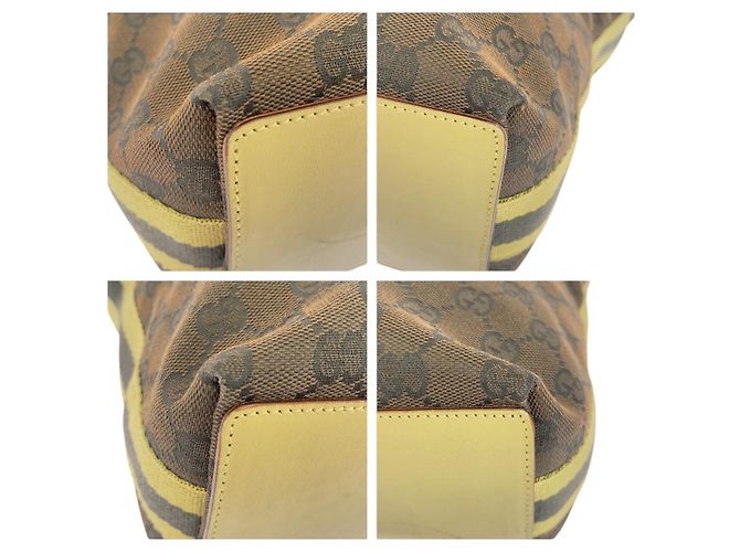 Borsa Tote Gucci GG Canvas Multicolore - vista 3