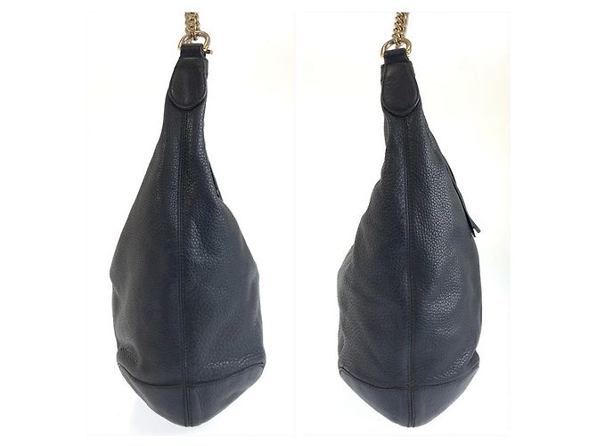 Gucci Soho Chain Schultertasche Schwarz - Ansicht 8