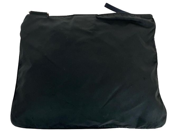 Sac à épaule Prada Tessuto Noir - vue 2