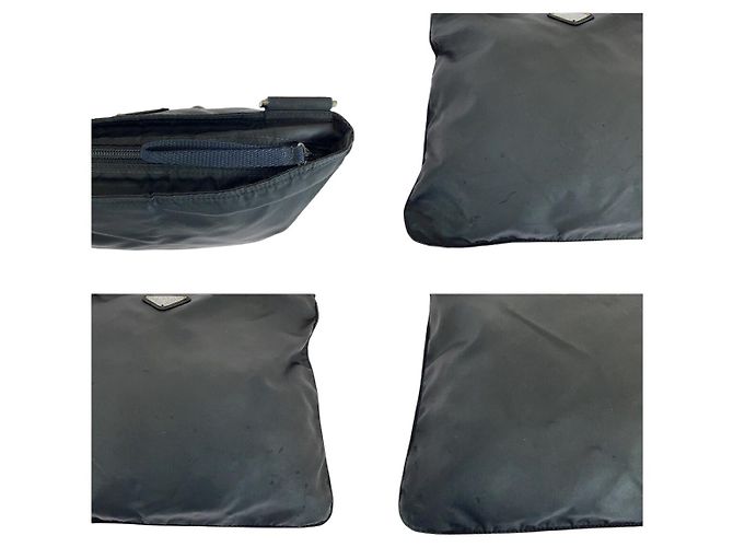 Sac à épaule Prada Tessuto Noir - vue 5