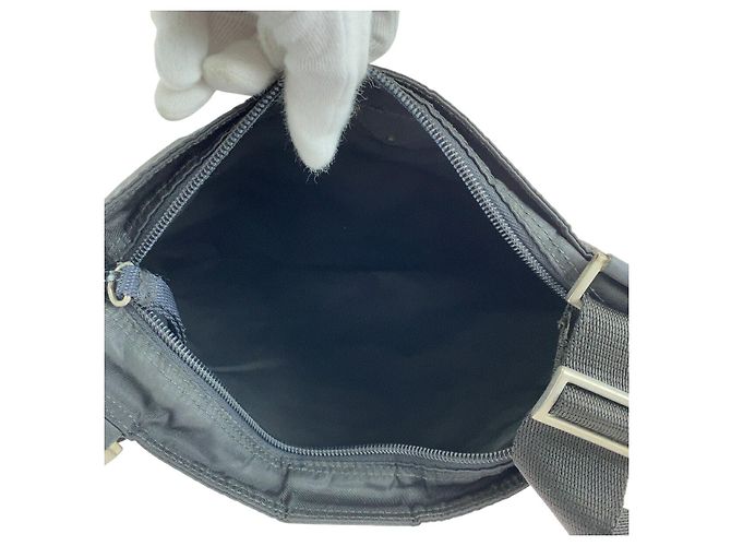 Sac à épaule Prada Tessuto Noir - vue 9