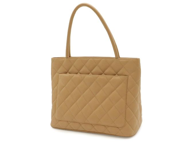 Borsa Chanel Matelasse Reissue Tote Marrone Beige - vista 2