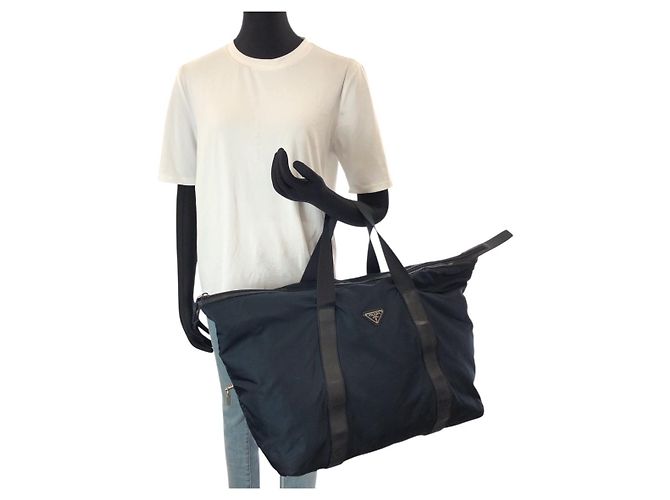 Bolsa de Viagem Boston Prada Azul - vista 7