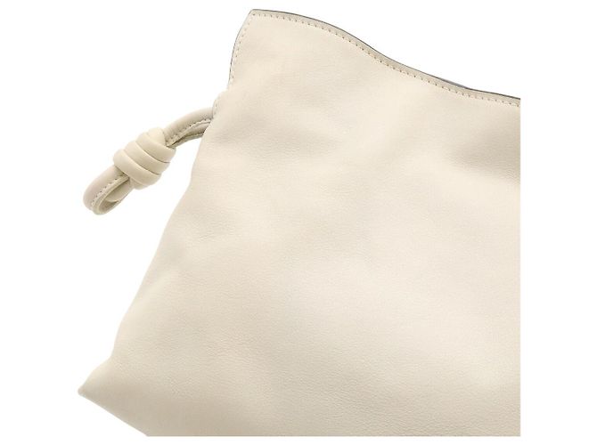 Borsa a pochette Loewe Anagram Flamenco Mini Bianco - vista 6