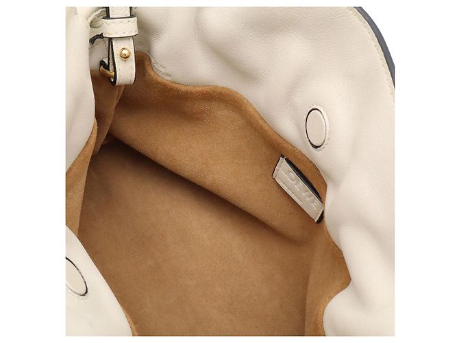 Borsa a pochette Loewe Anagram Flamenco Mini Bianco - vista 8
