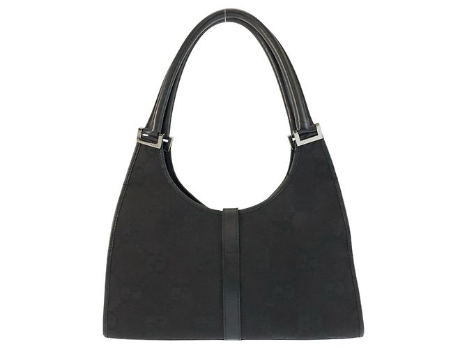 Borsa Gucci Jackie Jumbo GG Nero - vista 2