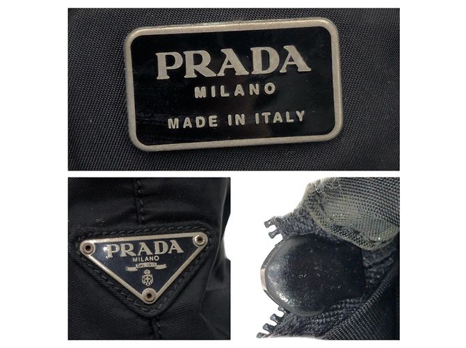 Bolso Tote Prada Tessuto Negro - vista 4