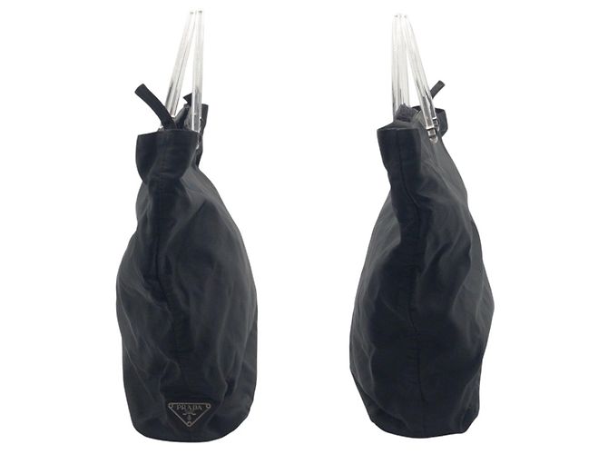 Bolso Tote Prada Tessuto Negro - vista 7