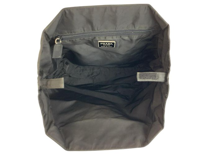 Bolso Tote Prada Tessuto Negro - vista 8