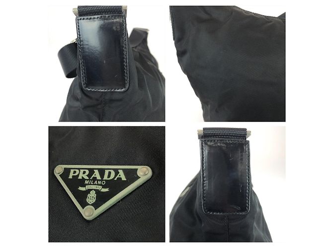 Bolso de hombro Prada Tessuto Negro - vista 5