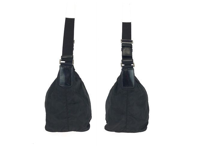 Bolso de hombro Prada Tessuto Negro - vista 8