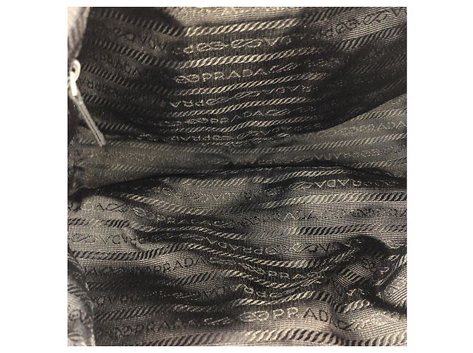 Bolso de hombro Prada Tessuto Negro - vista 9