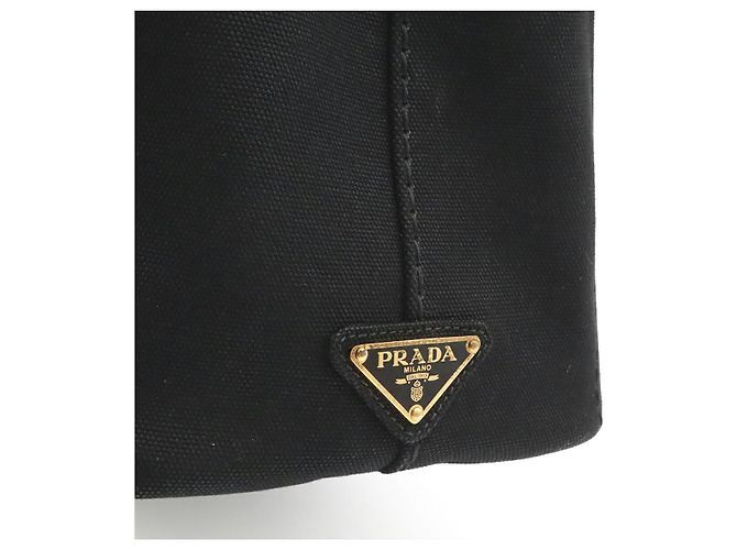 Saco Tote Prada Canapa Preto - vista 9