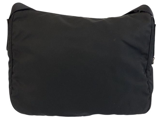 Borsa a tracolla Prada in nylon nero - vista 2