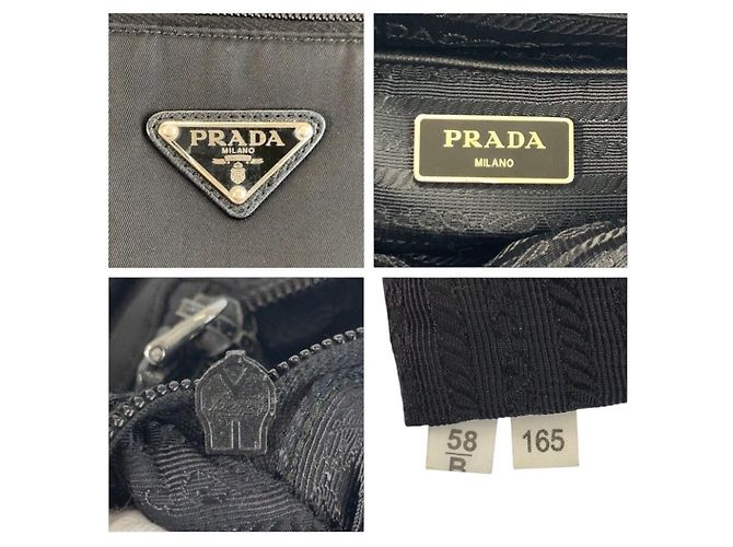 Borsa a tracolla Prada in nylon nero - vista 3