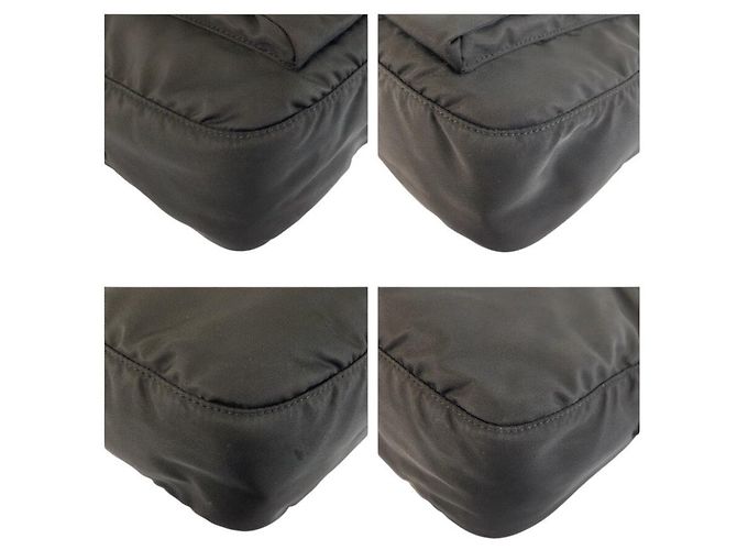 Borsa a tracolla Prada in nylon nero - vista 4