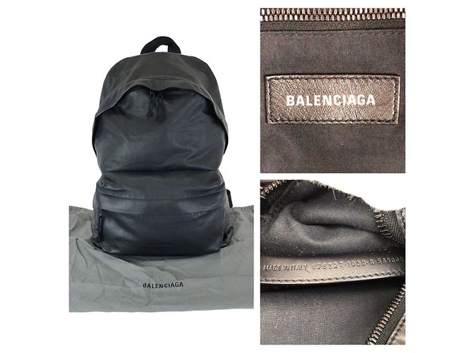 Zaino Balenciaga Explorer Nero - vista 4