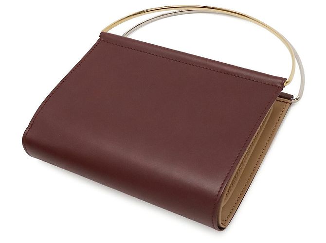 Portafoglio Cartier Trinity bi-fold Marrone - vista 2