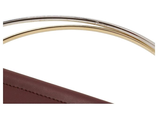 Portafoglio Cartier Trinity bi-fold Marrone - vista 4