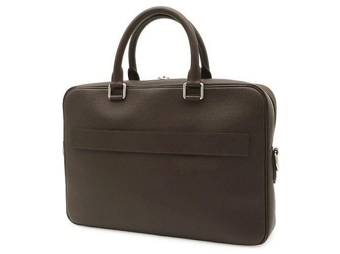 Louis Vuitton Porte Documents Briefcase Marrom - vista 2