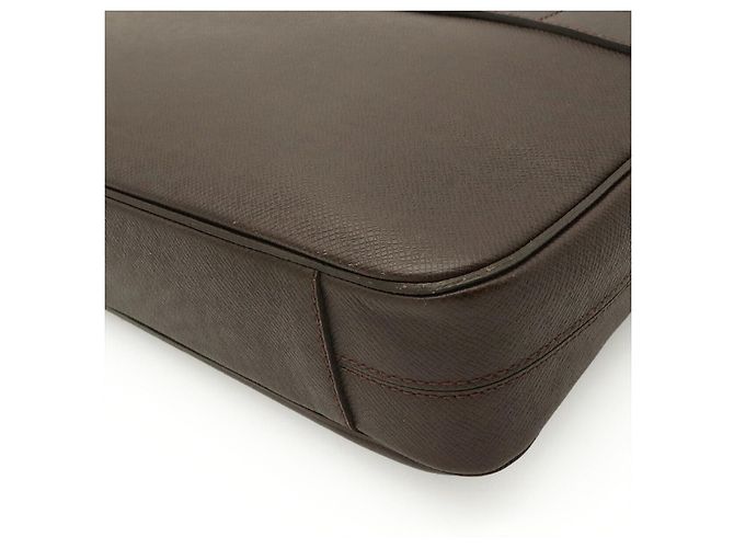 Louis Vuitton Porte Documents Briefcase Marrom - vista 3