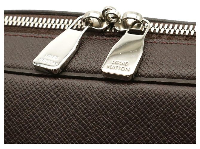 Louis Vuitton Porte Documents Briefcase Marrom - vista 4