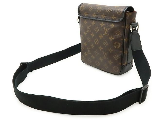 Borsa Louis Vuitton Monogram Macassar Bus PM Marrone - vista 2