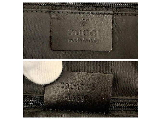 Borsa tote Gucci GG Canvas nera Nero - vista 6