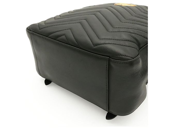 Zaino Gucci GG Marmont Nero - vista 3