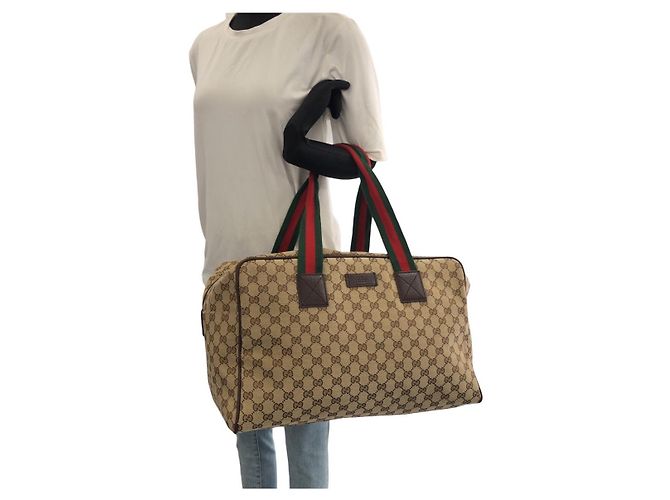Borsa Gucci Boston in tessuto Multicolore - vista 6